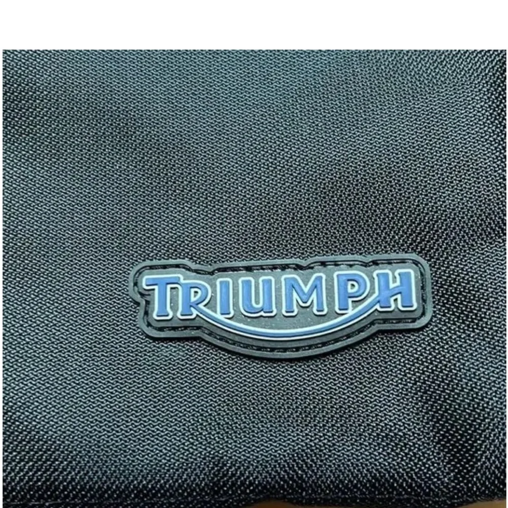 Triumph Black Briefcase with Minimalist Design and Smooth Fabric